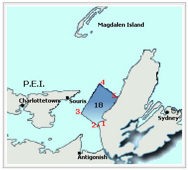 Snow Crab Fishing - Area 18. See details below
