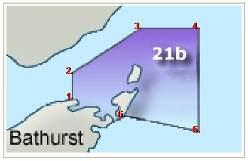 Scallop Fishing - Area 21B. See details below