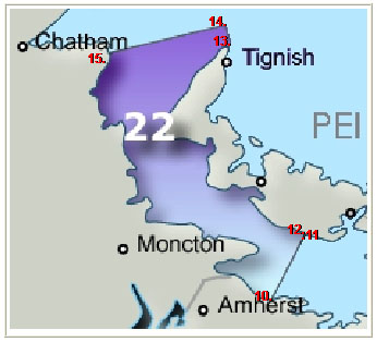 Scallop Fishing - Area 22. See details below